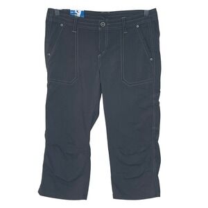 Kuhl KuhlKurvl Size 10 Gray Convertible‎ Cropped Pants Hiking Outdoor